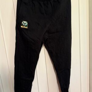 Champion U of A volley ball Black Joggers with Logo